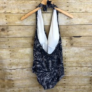 Michael Kors Swim - Michael Kors Palm Print One Piece Swim Suit Large Michael Kors Swim - Michael Kors Palm Print One Piece Swim Suit Large